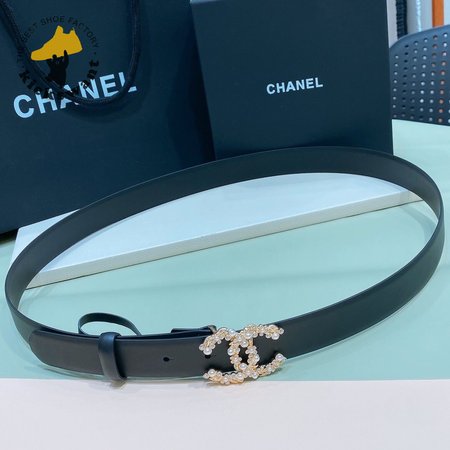 Chanel Calfskin Belt 3.0cm