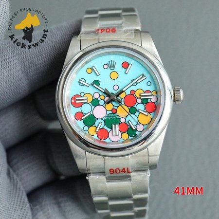 Oyster Perpetual 36 126000 904L SS Bubble Dial on SS Oyster Bracelet KRF A2824