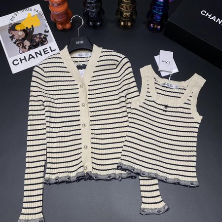 Dior Tank top And Cardigan