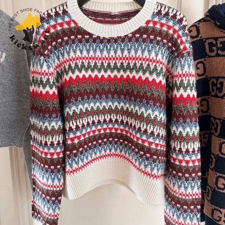 Loro Piana Silk Blend Jacquard Knit Sweater