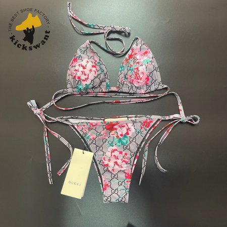 Gucci Rose Two-Piece Swimsuit