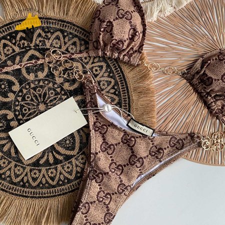 Gucci khaki One-Piece Swimsuit