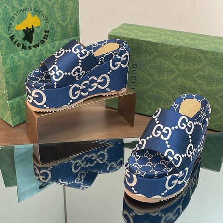 Gucci Canvas Lame GG Monogram Sandals 35-42