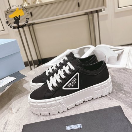 Prada Lug-Sole Platform Sneakers