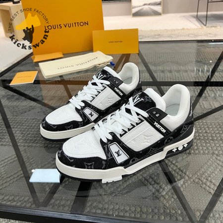 trainer white black sneaker
