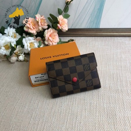 wallet victorine monogram fuchsia lining