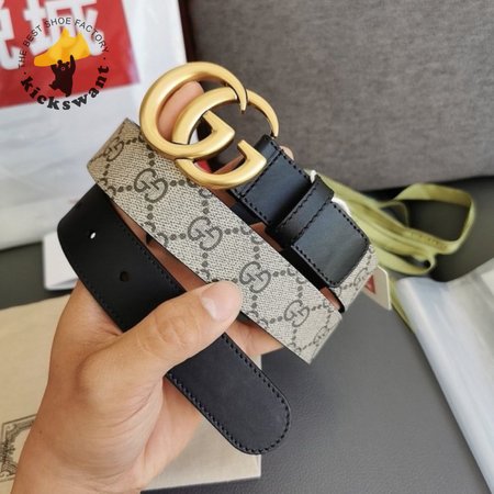 Gucci Beige GG Belt
