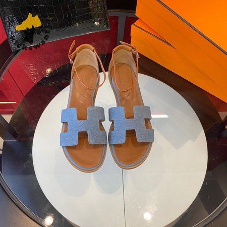 Hermes Santorini Leather Sandal