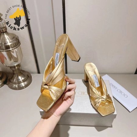 Jimmy Choo Avenue Leather Sandals Women