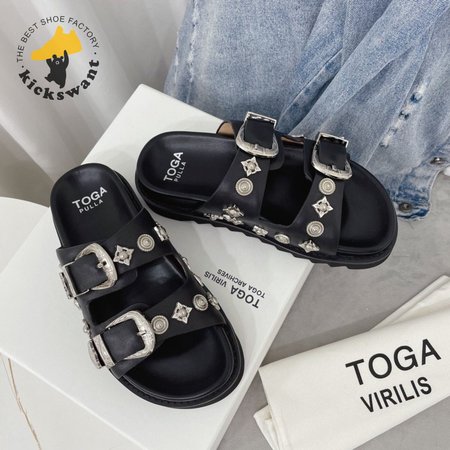 Toga Pulla Buckle Slider Sandal