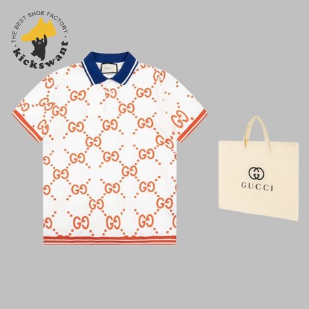 Gucci Baby GG Cotton Polo Shirt