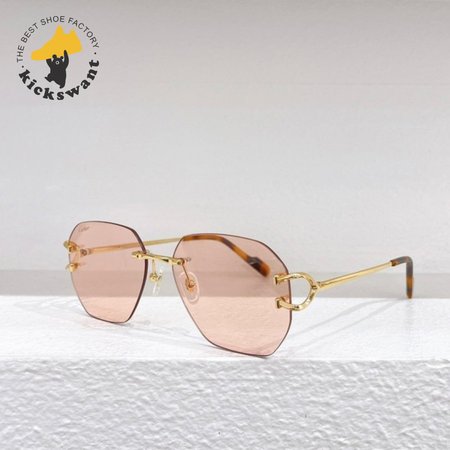 Cartier Eyewear Signature C Rimless Sunglasses