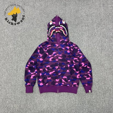 Bape Hoodie Shark Camo Print