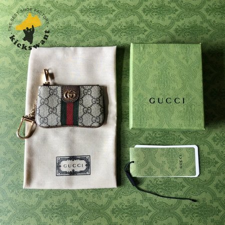 Gucci Ophidia Key Case Beige/Ebony