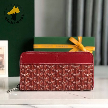 Goyard Matignon Wallet GM Red