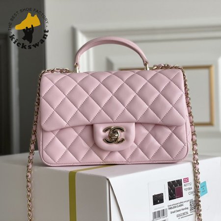 Chanel 22P Light Pink Caviar Coco Handle Bag