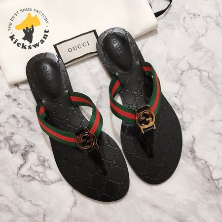 GUCCI Interlocking GG Logo Sandals
