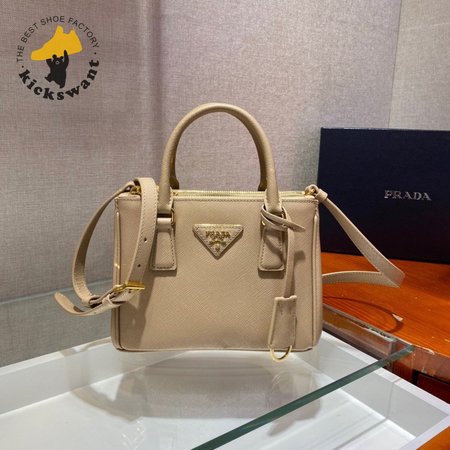 Prada Galleria Saffiano Leather Mini-Bag Yellow 1BA906