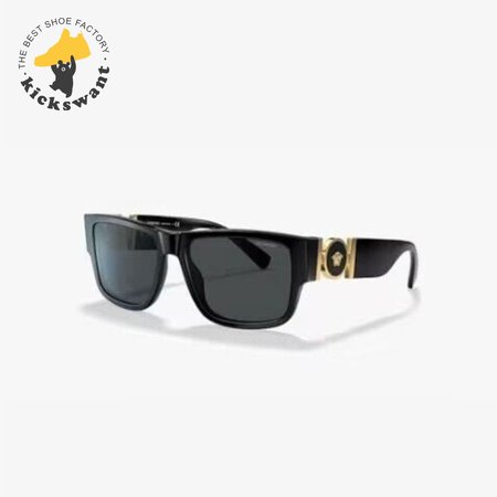 Versace Squared Medusa Medallion Sunglasses