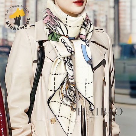 Chanel Cashmere Square Scarf