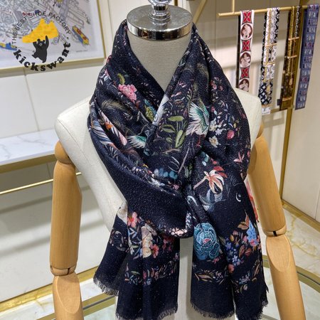 Dior Cashmere Fabric Long Scarf