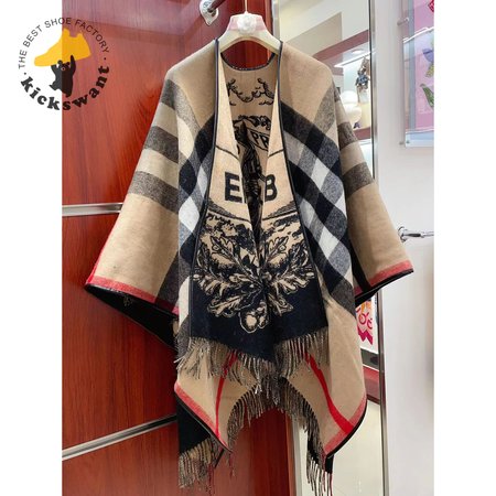Burberry Cashmere Poncho Shawl