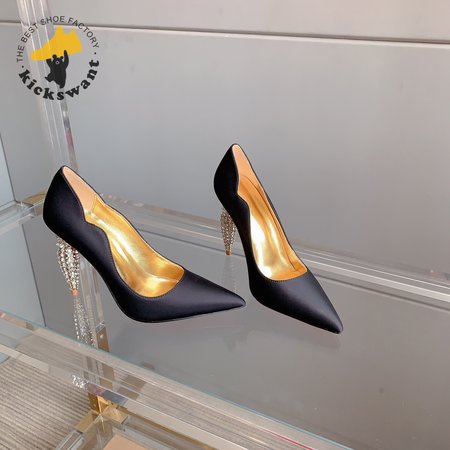 Christian Louboutin Women's Lipstrass 100 Satin Pump