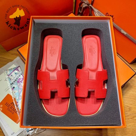 Hermes Oran Sandal Red 35-40
