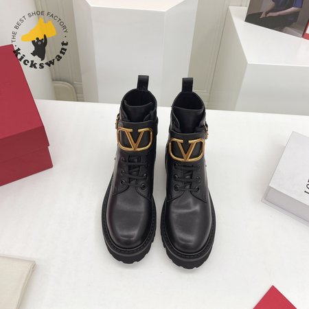 Valentino Garavani Calfskin Combat Boot 35MM 35-39