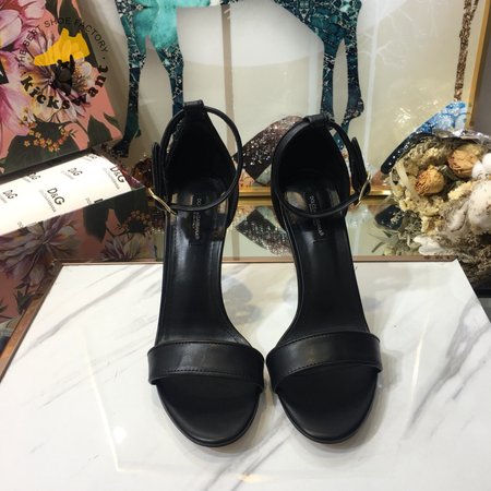 Dolce & Gabbana Nappa Leather Sandals With Baroque DG Detail 35-41